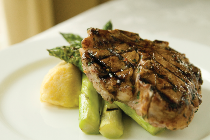 Steak and Asparagus from Hershey, PA restaurant.