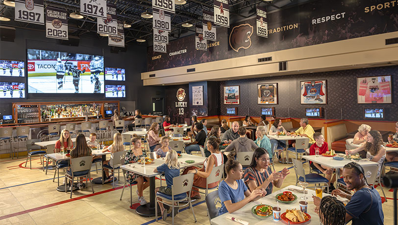 The Bears' Den Seating Area